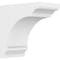 Ekena Millwork Standard Hughes Architectural Grade PVC Bracket, 5"W x 9"D x 9"H BKTP05X09X09HUG - alternate 1